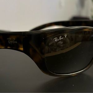 Ray Ban tortoise polarized sunglasses